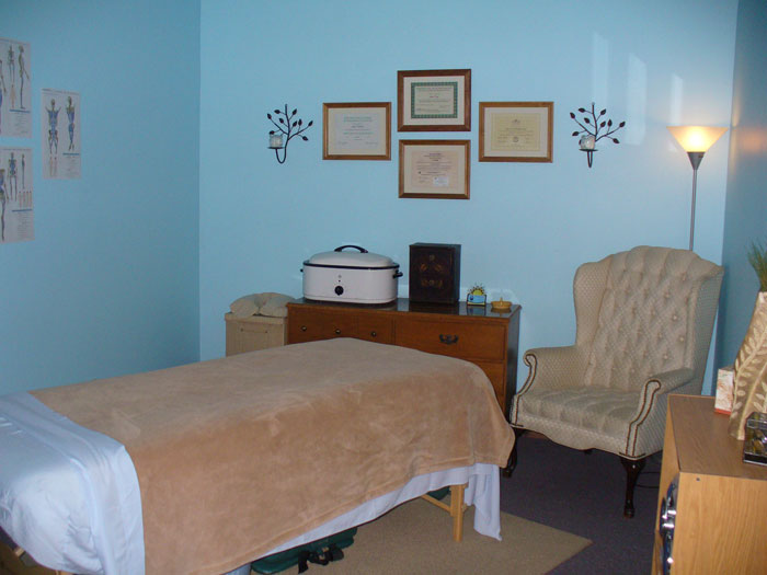 An actual treatment room at the Chichester center
